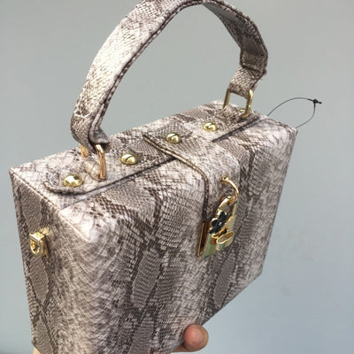 Bolso de Cuero Estampado Serpiente para Mujer - Estilo Europeo y Americano - Image 5
