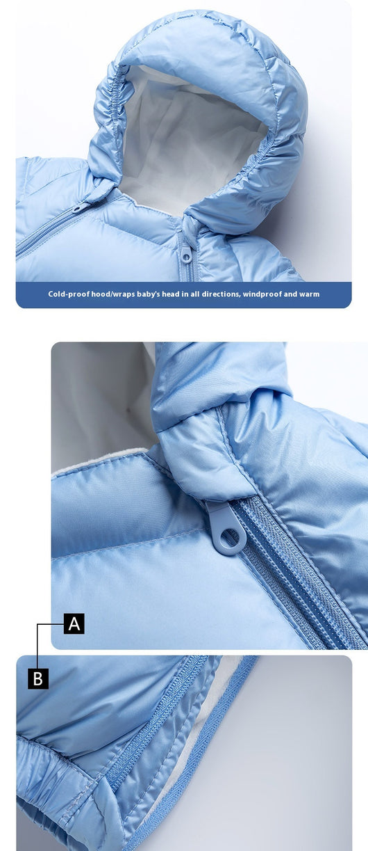 Traje de Invierno Acolchado para Bebé con Relleno de Plumón - Image 12