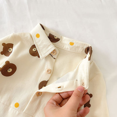 Pijama Enterizo de Algodón con Dibujos Animados para Bebé - Image 4