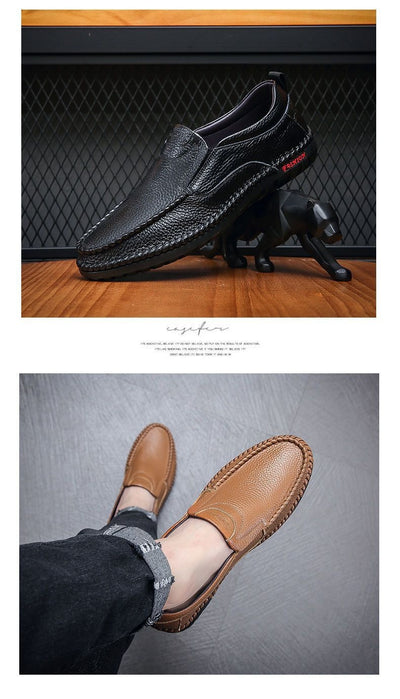 Zapatos Casuales de Cuero para Hombre sin Cordones - Image 14