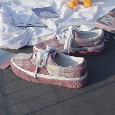 Zapatillas Harajuku Lona Tartán Pata de Gallo - Image 6