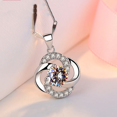 Collar Trébol de Cuatro Hojas para Mujer - Cadena Escotada - Image 9
