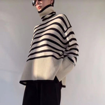 Suéter Cuello Alto Mujer Oversized Cómodo y Abrigador - Image 7