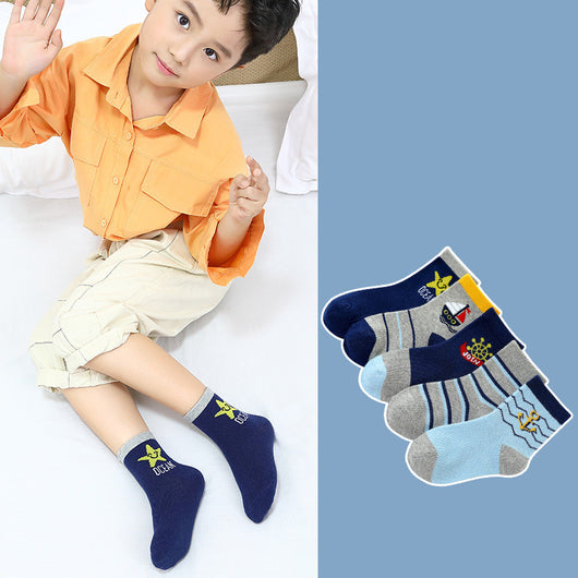Calcetines Cálidos de Algodón para Niños y Niñas - Image 23