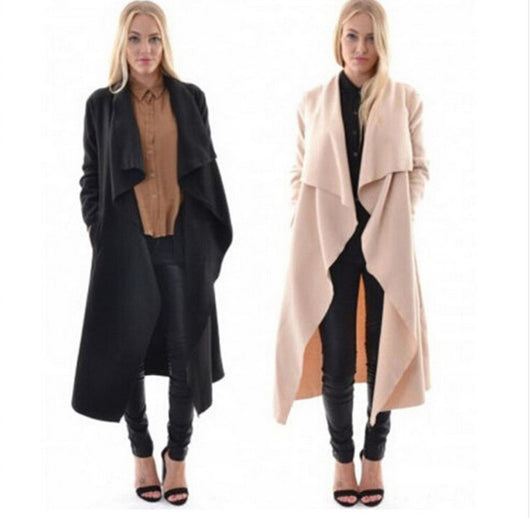 Chaqueta Cardigan Larga Irregular con Efecto Explosivo - Image 12