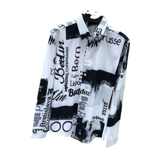 Camisa Casual Retro Floral para Hombre - Image 7