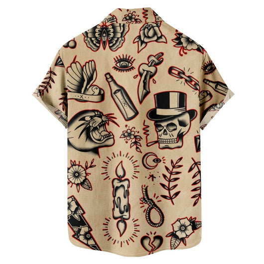 Camisa Hawaiana de Playa Manga Corta para Vacaciones - Image 9