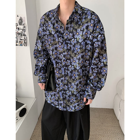 Camisa Manga Larga Estampado Integral para Hombre - Image 10