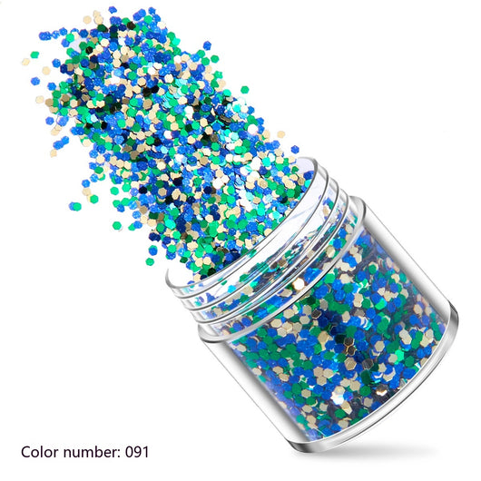 Set de Manicura con 12 Colores de Purpurina Degradada y Polvo Láser Holográfico - Image 19
