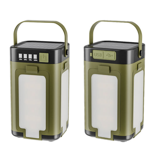 Lámpara Solar Camping Plegable de Cuatro Hojas - Image 13