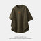 Playera Estructurada de Manga Corta con Textura Combinada para Hombre
