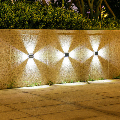 Lámpara Solar de Pared Espejo Convexo para Exterior - Iluminación de Jardín y Villa - Image 4