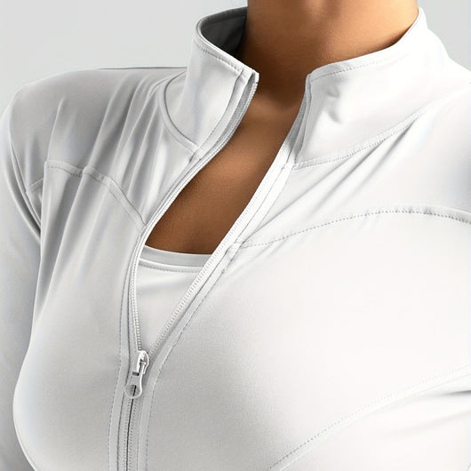 Chaqueta Deportiva Ajustada de Alta Elasticidad Transpirable Slim Fit - Image 4