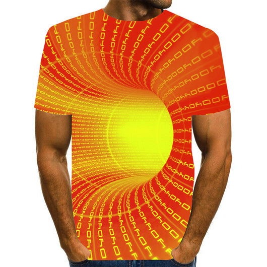 Playera de Manga Corta con Impresión Digital 3D - Image 10