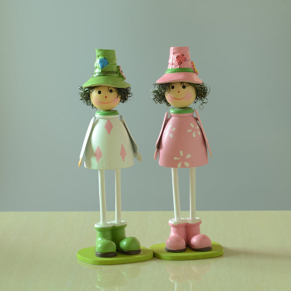 Muñeca Artesanal Colgante con Pies Pintados - Títere Decorativo