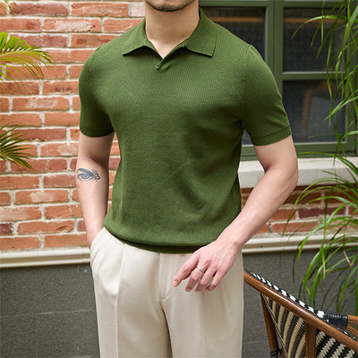Suéter Tejido Retro Casual para Hombre Estilo Ejecutivo - Image 7
