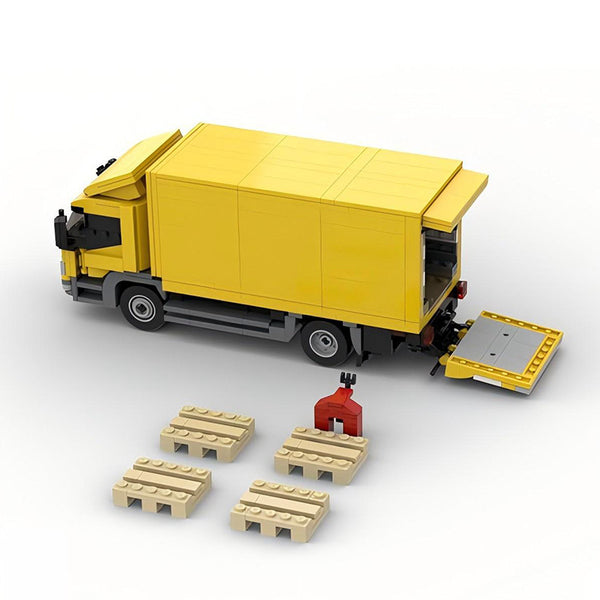 Camión Amarillo de Bloques de Construcción Pequeños