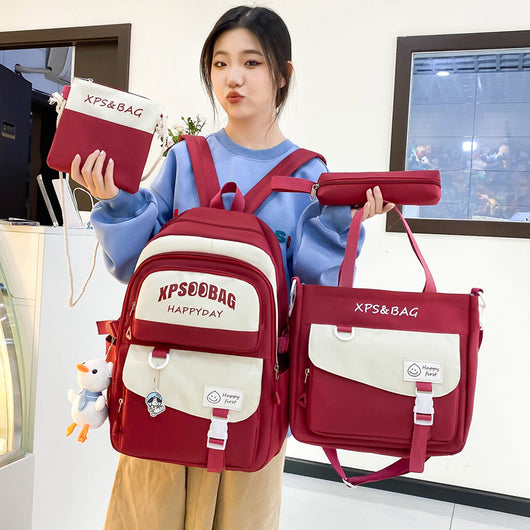 Mochila Escolar de 4 Piezas para Secundaria - Image 3