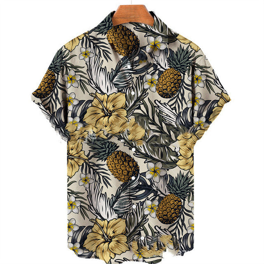 Camisa Casual Slim Fit con Estampado 3D para Hombre - Image 10