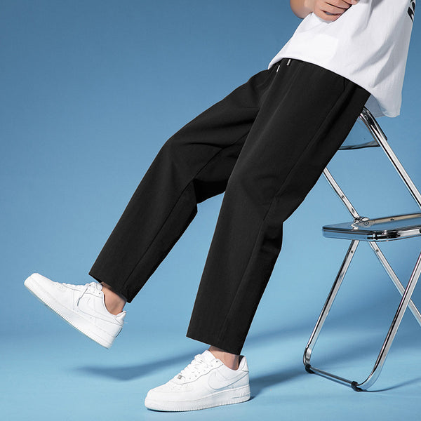 Pantalones Casuales de Color Sólido para Hombre