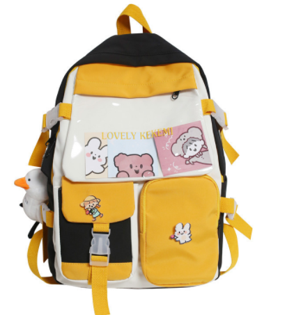 Mochila Transparente de Gran Capacidad para Estudiantes de Secundaria - Image 8