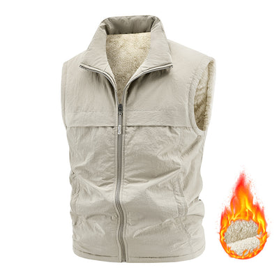 Chaleco Reversible Térmico para Hombre - Forro Polar Grueso y Cálido - Image 2