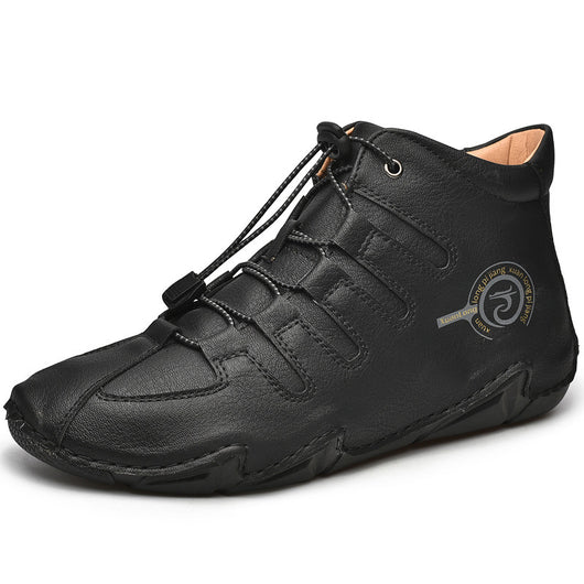 Botas de Cuero para Hombre Talla Grande - Cálidas y Cómodas para Exterior - Image 14