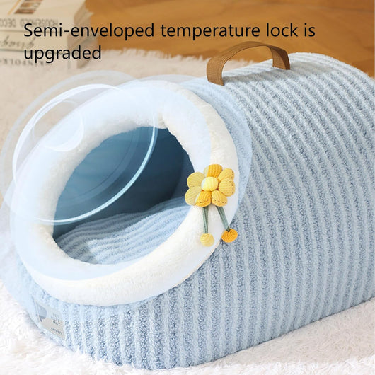 Cueva Cómoda para Gatos con Cojín Desmontable y Lavable - Image 5