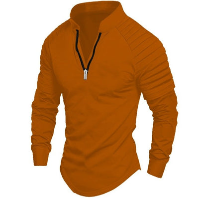 Polo Deportivo Hombre Manga Larga con Cierre - Estilo Europeo y Americano - Image 15