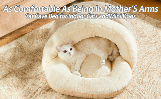 Cama Cálida para Perros y Gatos - Cueva Acogedora de Felpa Suave con Aislamiento Térmico - Image 13
