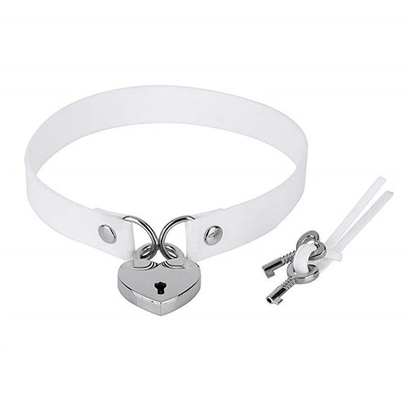 Collar de Amor con Candado de Corazón - Accesorios de Pareja Premium