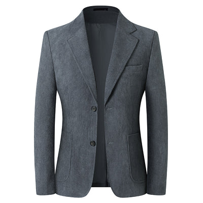 Blazer Casual de Lujo en Color Sólido para Hombre - Image 3