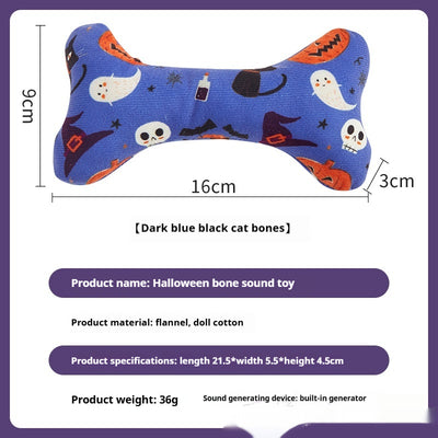 Juguete Interactivo Halloween Hueso con Sonido para Mascotas - Image 7