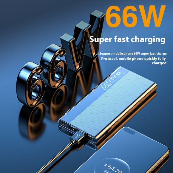 Batería Portátil de Alta Capacidad con Carga Rápida PD 66W