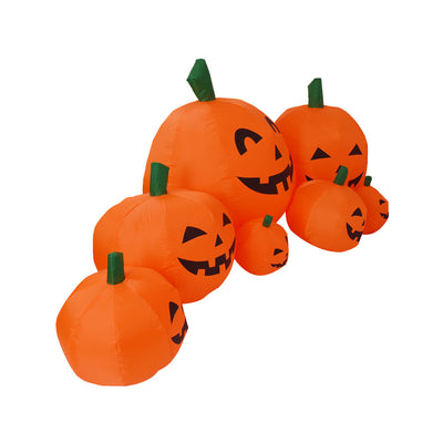 Fantasma Inflable Halloween con Rodajas de Calabaza para Exterior - Image 6