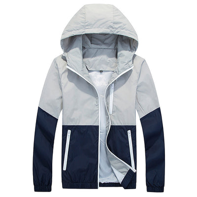 Chamarra Impermeable Unisex Primavera Otoño con Capucha - Image 13