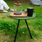 Mesa Plegable Redonda Portátil para Camping y Picnic