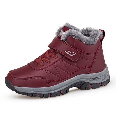 Botas de Senderismo Altas Forradas en Fleece para Viajes y Clima Frío - Image 13