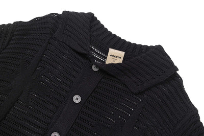 Camisa Suelta de Manga Corta Estilo Retro Americano - Image 20
