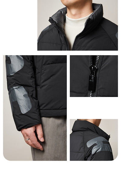 Chaqueta Acolchada para Hombre con Estampado Contraste - Image 18