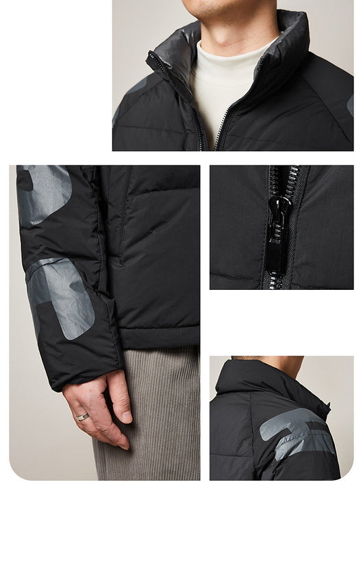 Chaqueta Acolchada para Hombre con Estampado Contraste - Image 18