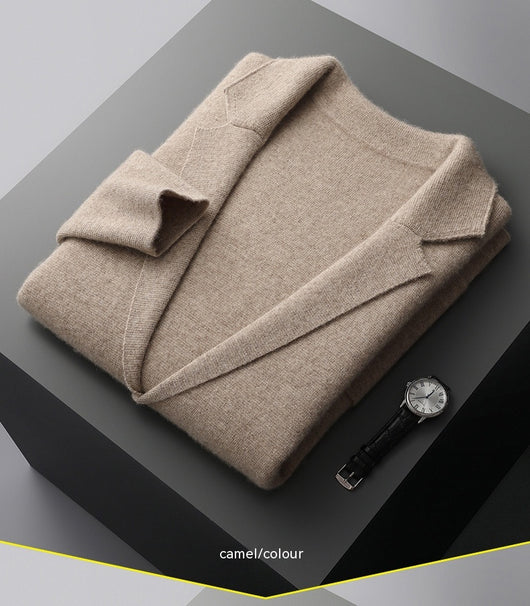 Saco Cardigan de Lana Tejida para Hombre - Elegante, Casual y Profesional - Image 3