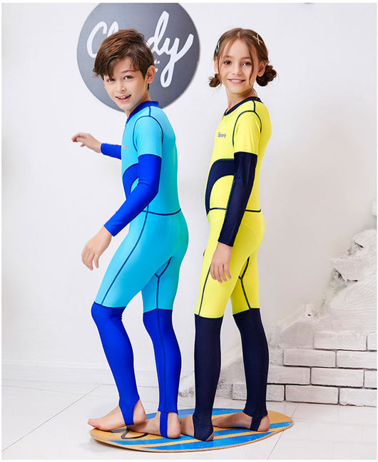 Traje de Baño Infantil de Manga Larga con Protección Solar y Secado Rápido - Image 13