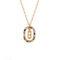 Sterling Plateado Letter Necklace Female Niche Design Sense G
