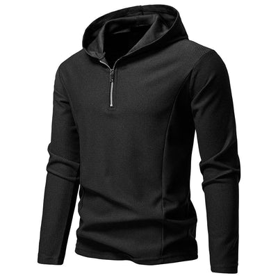 Sudadera Casual con Cierre Medio y Capucha - Manga Larga Colores Sólidos - Image 16