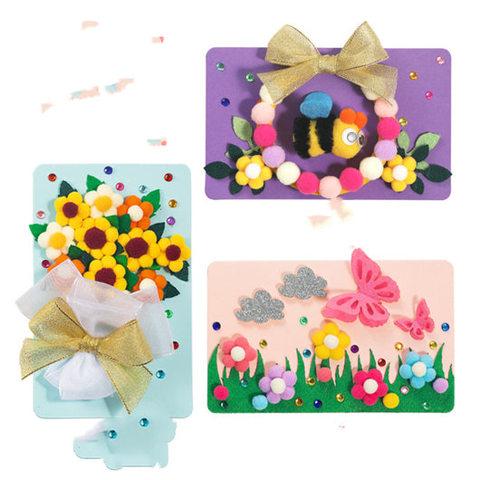 Kit de Tarjetas de Cumpleaños Personalizadas DIY con Material No Tejido - Image 2