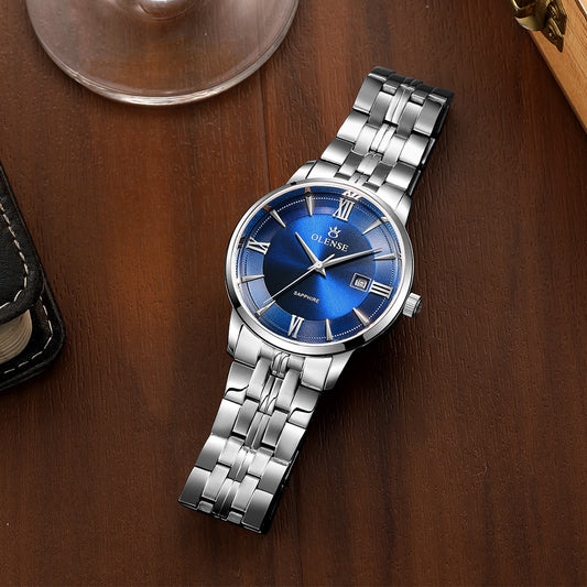 Reloj de Pareja Acero Inoxidable Resistente al Agua