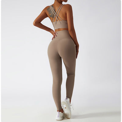 Pantalón Corto Yoga Cintura Alta Levantacaderas Transpirable para Mujer - Image 48