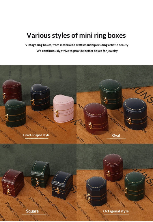 Caja Vintage Multiforma para Anillos - Diseño Europeo Elegante - Image 14