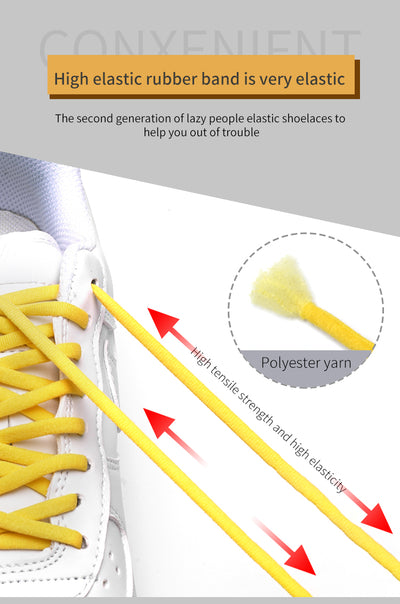 Cordones Elásticos sin Nudo con Cierre Metálico para Niños y Adultos - Image 33